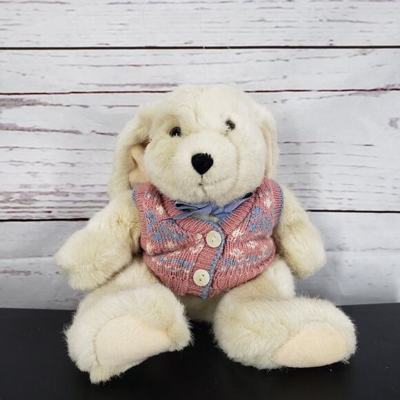 Bunny Rabbit Plush with Pink Sweeter - Picture 1 of 8